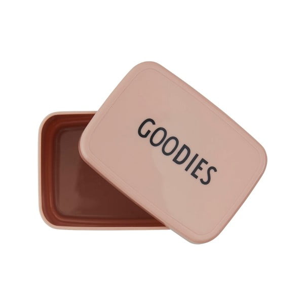 Ružový desiatový box Design Letters Goodies, 8,2 x 6,8 cm-image-2