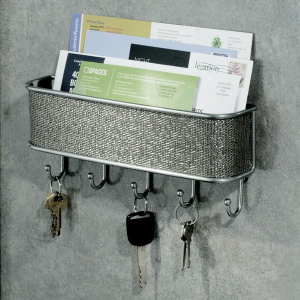 Nástenný kovový vešiak na kľúče Twillo - iDesign-image-1