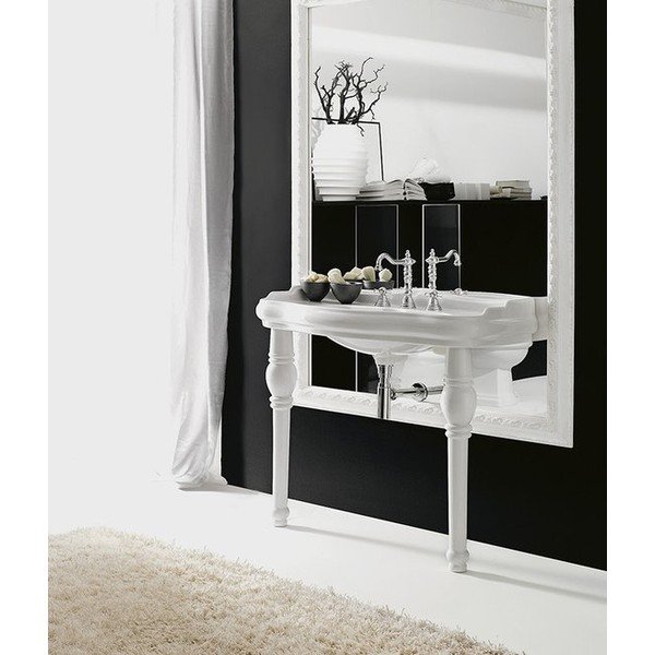 Biela keramická nožička Retro – Sapho-image-1