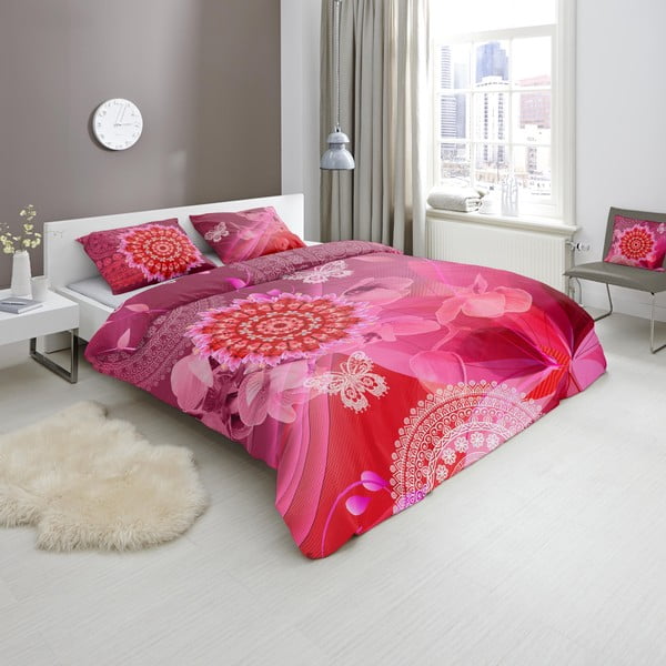 Obliečky na dvojlôžko z bavlny HIP Myrna, 200 × 200 cm-image-1