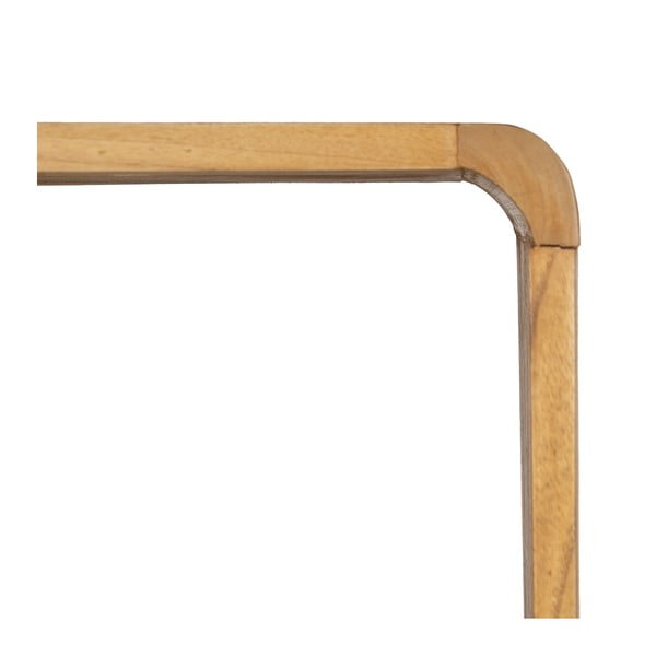 Knižnica z masívu mindi v prírodnej farbe 90x150x40 cm Lysa – Ixia-image-3