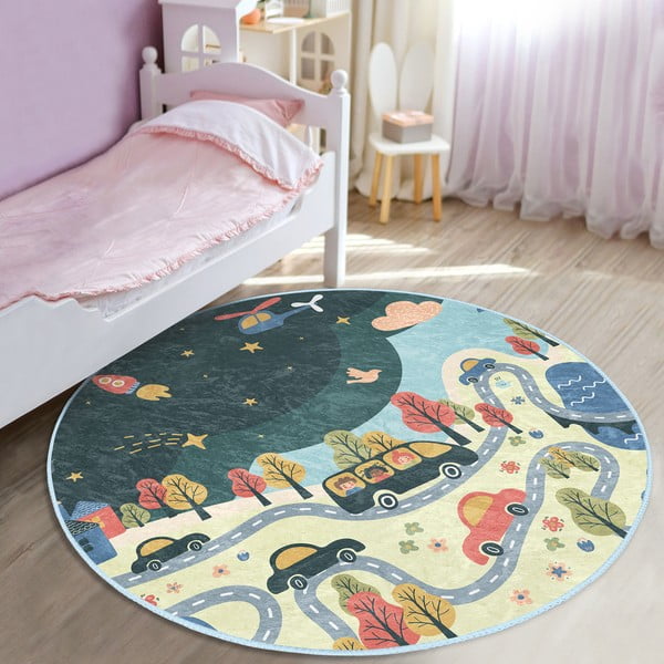Detský koberec ø 80 cm Comfort – Mila Home-image-3
