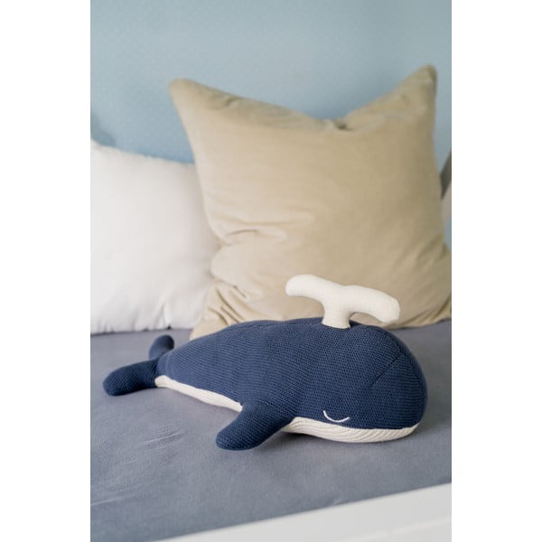 Modro-biela maznacia hračka Kindsgut Whale-image-1