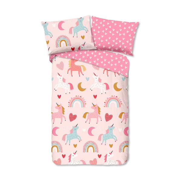 Flanelové detské obliečky na jednolôžko 140x200 cm – Good Morning