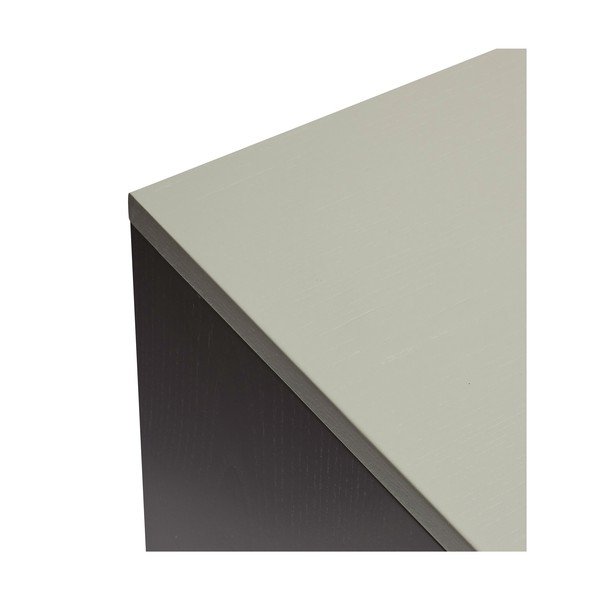 Vysoká komoda z jaseňového dreva v tmavomodrej a sivej farbe 90x109 cm Study – Hübsch-image-3