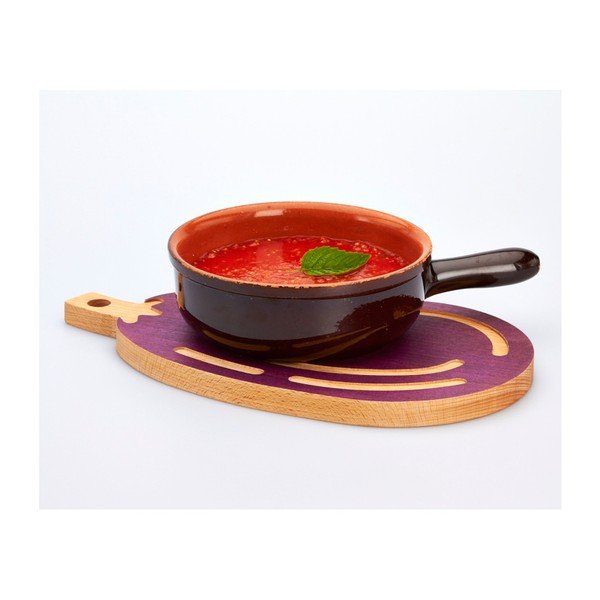 Buková doska na krájanie Bisetti Eggplant, 20 × 36 cm-image-2
