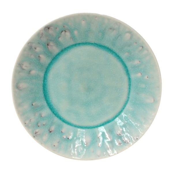 Modrý keramický dezertný tanier Costa Nova Madeira, ⌀ 21 cm