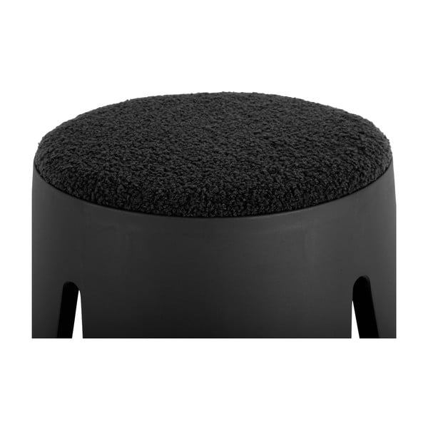 Čierna plastová stolička Savor – Leitmotiv-image-1