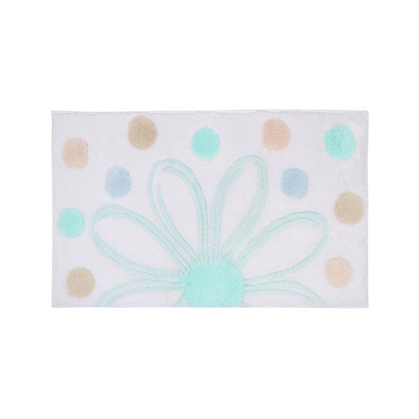 Set 2 kúpeľňových predložiek a poťahu na záchodovú dosku Confetti Minty Alinda-image-1