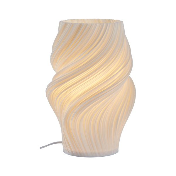 Biela plastová stolová lampa (výška  27 cm) Calais – Jotex-image-4