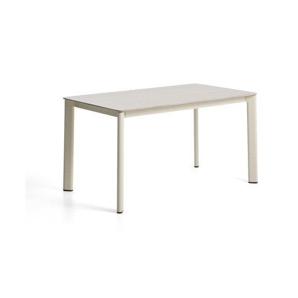 Záhradný jedálenský stôl s doskou z kameňa 80x140 cm Anafi – Kave Home