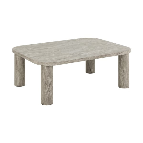 Svetlosivý konferenčný stolík v dekore mramoru 75x100 cm Solano – Actona