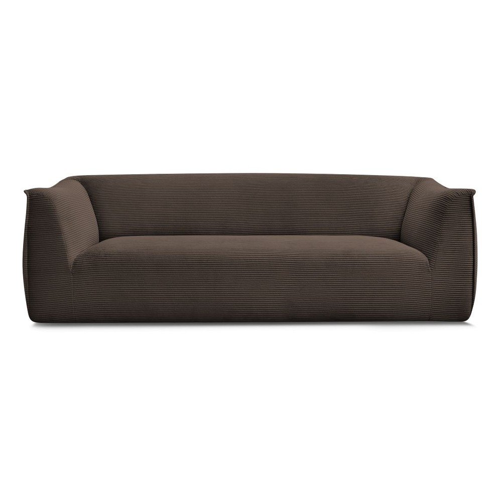 E-shop Hnedá menčestrová pohovka 242 cm Giorgia – Bobochic Paris
