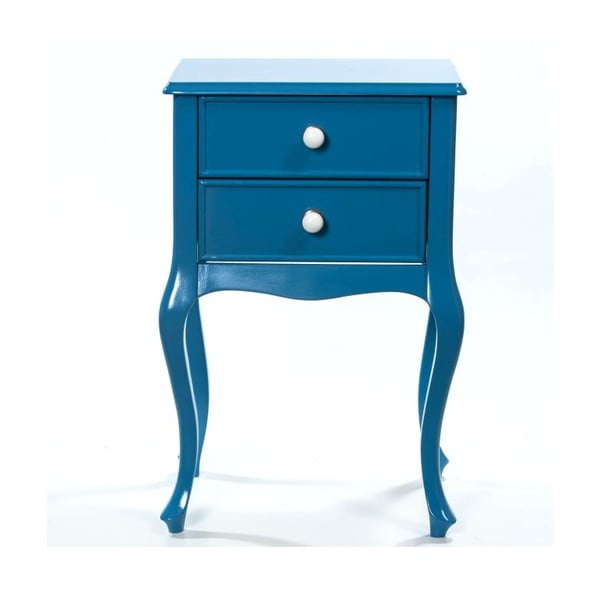 Odkladací stolík Bourbon Blue, 46x33x70 cm