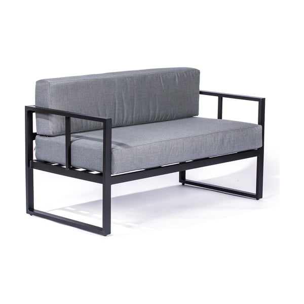 Grafitovosivá dvojmiestna záhradná pohovka Bonami Selection Bellisima-image-2