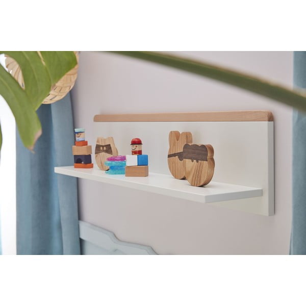 Biela nástenná polica Pinio Snap-image-1