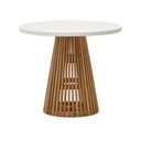Okrúhly záhradný jedálenský stôl ø 90 cm Alcaufar – Kave Home