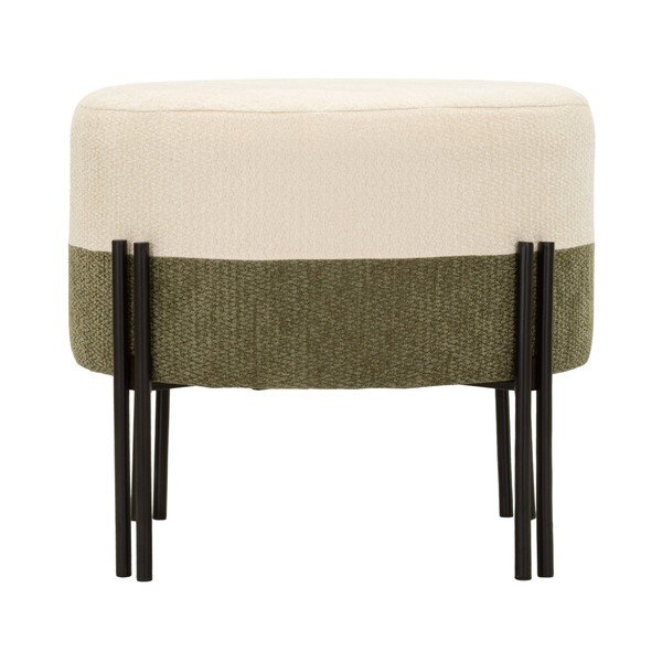 Khaki/krémovobiely taburet Modern Style – Mauro Ferretti-image-3