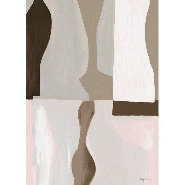 Plagát 50x70 cm Pastels en Forme – Anna Johansson – The Poster Club