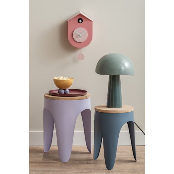 Modré/fialové kovové stoličky v súprave 2 ks Double Funky – Leitmotiv-image-1