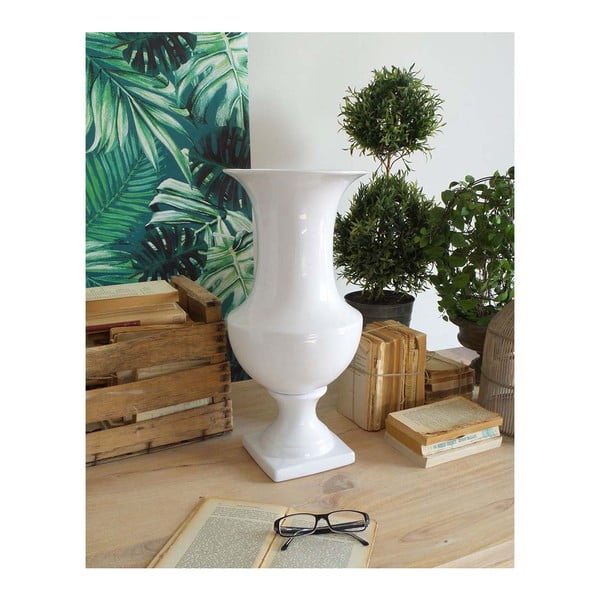 Biela vysoká keramická váza Orchidea Milano Luxury 50 cm