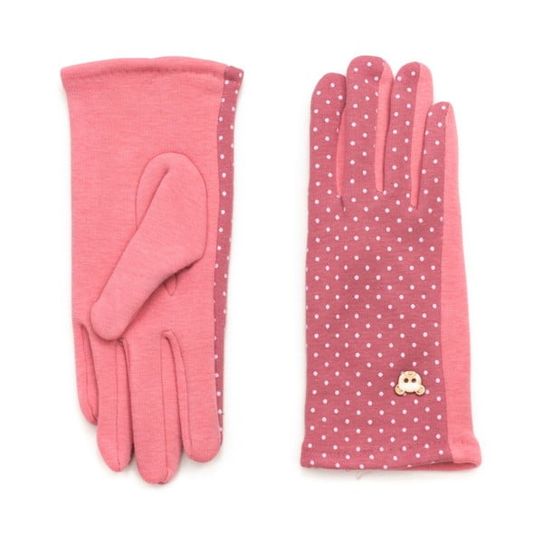 Ružové dámske rukavice Art of Polo Lana