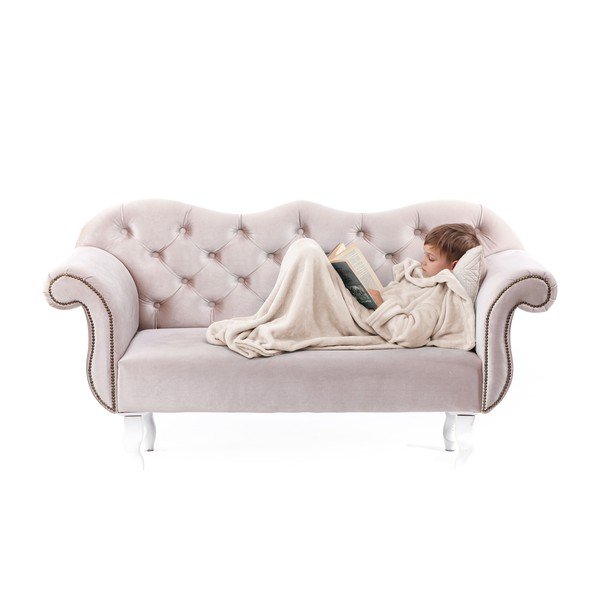 Béžová detská televízna deka s rukávmi DecoKing Lazykids-image-4