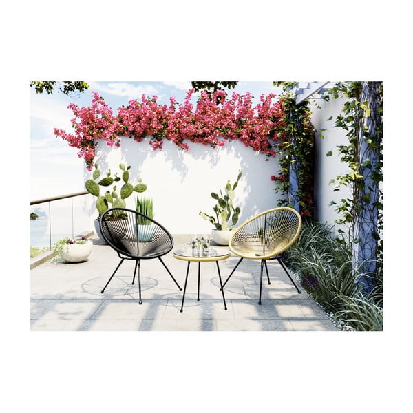 Odkladací stolík Kare Design Acapulco Nature, ø 50 cm-image-3