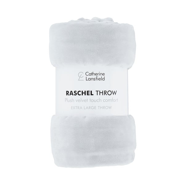 Svetlosivý mikroplyšový pléd 200x240 cm Raschel – Catherine Lansfield-image-2