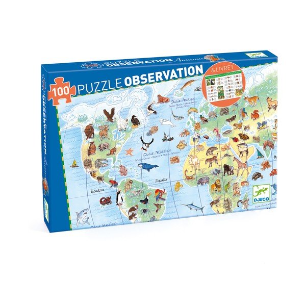 Puzzle World's animals – Djeco