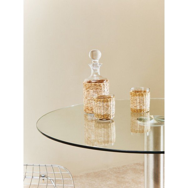 Okrúhly jedálenský stôl so sklenenou doskou ø 90 cm Metropolitan – Premier Housewares-image-3