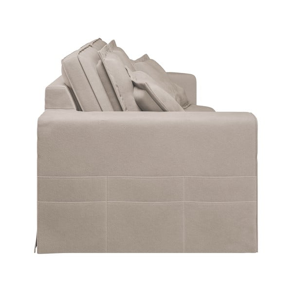 Svetlohnedá pohovka 196 cm Nora – Ropez-image-4