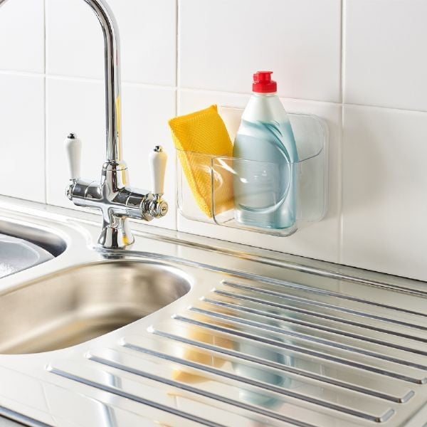 Plastový držiak na zubné kefky bez vŕtania Invisifix – Addis-image-3