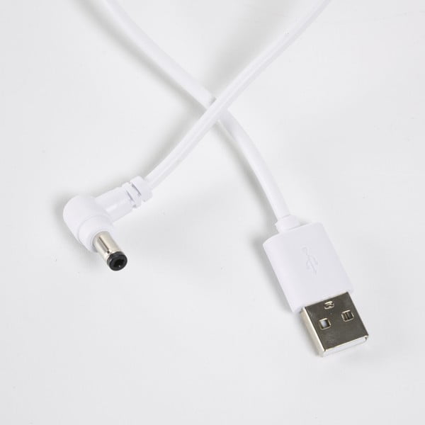 Biela vonkajšia lampa Kave Home Janvir, výška 16 cm-image-2