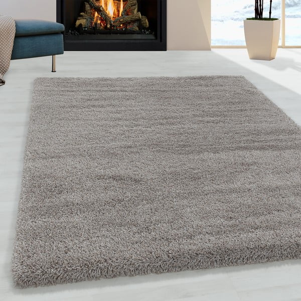 Svetlohnedý koberec 200x290 cm Fluffy – Ayyildiz Carpets-image-1