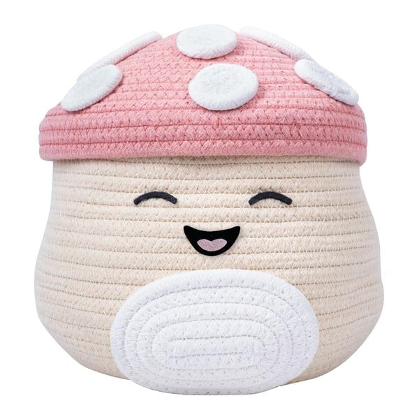 Béžový látkový detský kôš na hračky ø 23x22 cm Fizz Malcolm – SQUISHMALLOWS