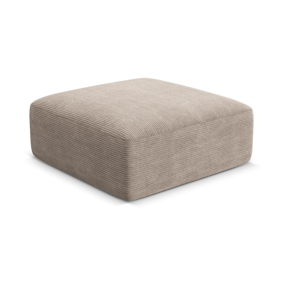 Svetlohnedá menčestrová podnožka Campi – Cosmopolitan Design