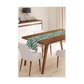 Behúň na stôl z mikrovlákna Minimalist Cushion Covers Jungle Leaves Stripes, 45 x 140 cm