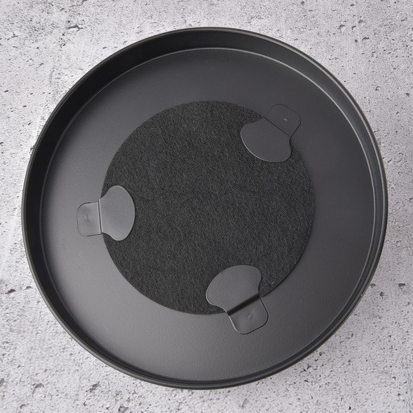 Čierna nádoba na kompostovateľný odpad 8 l BLACK – Orion-image-4