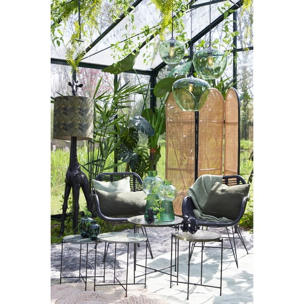 Zelené stropné svietidlo so skleneným tienidlom ø 30 cm Mayson - Light & Living-image-2