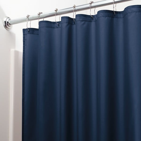 Modrý sprchový záves iDesign, 200 x 180 cm