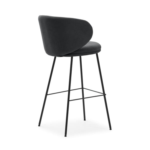 Tmavosivé barové stoličky v súprave 2 ks (výška sedadla 65 cm) Rush – Marckeric-image-4