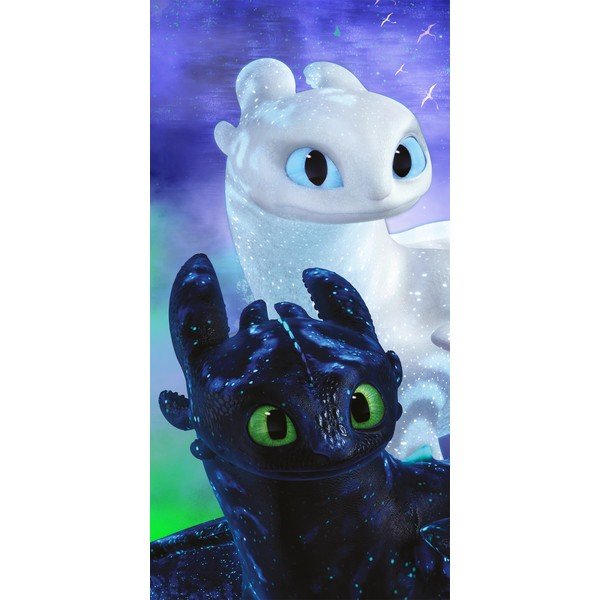 Bavlnená detská osuška 70x140 cm How to Train Your Dragon – Jerry Fabrics