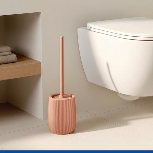 Hnedá keramická WC kefa Fablo – Wenko-image-1