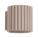 Taupe nástenné svietidlo ø 10 cm Zora – Sollux