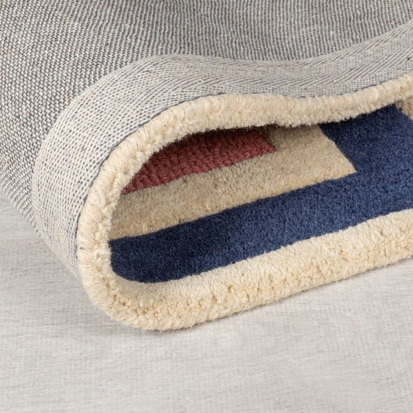 Ručne tkaný vlnený koberec 120x170 cm Retro Blocks – Flair Rugs-image-2