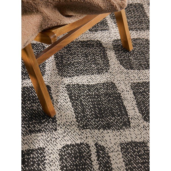 Čierny/krémovobiely vnútorný a vonkajší koberec 160x230 cm Haringey Ruskin – Ted Baker-image-3