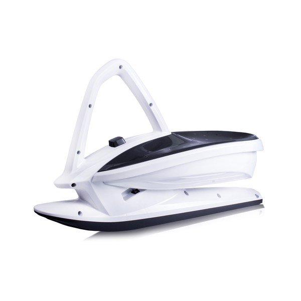Čierno-biely zimný skibob Gizmo Skidrifter ice