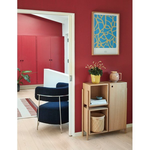 Súprava 2 žltých keramických kvetináčov Hübsch Tina-image-1