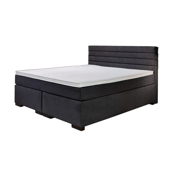 Čierna boxspring posteľ 180x200 cm Kokomo – Rojaplast